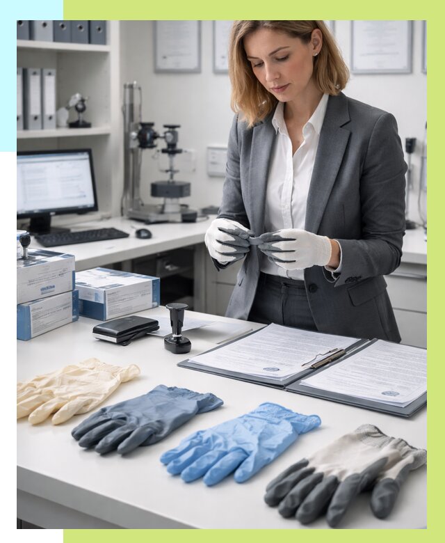 Сертификация перчаток в Шарыпове от 8589 р. | Алешин-Шрп