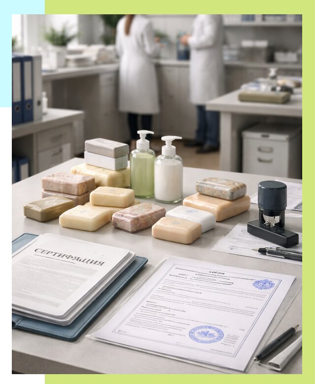 Сертификация мыла и сертификат на мыло в Шарыпове от 12126 | Алешин-Шрп