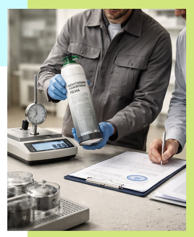 Сертификация монтажной пены в Шарыпове от 15158 р. | Алешин-Шрп