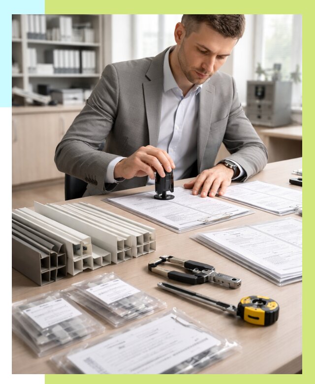 Сертификация ПВХ продукции в Шарыпове от 8589 р., Алешин-Шрп