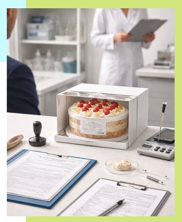 Сертификация тортов в Шарыпове от 9095 р. заказать | Алешин-Шрп