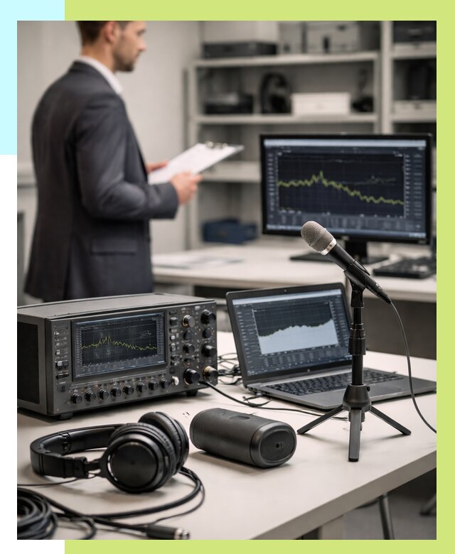 Сертификация аудиотехники в Шарыпове от 15158 р., Алешин-Шрп