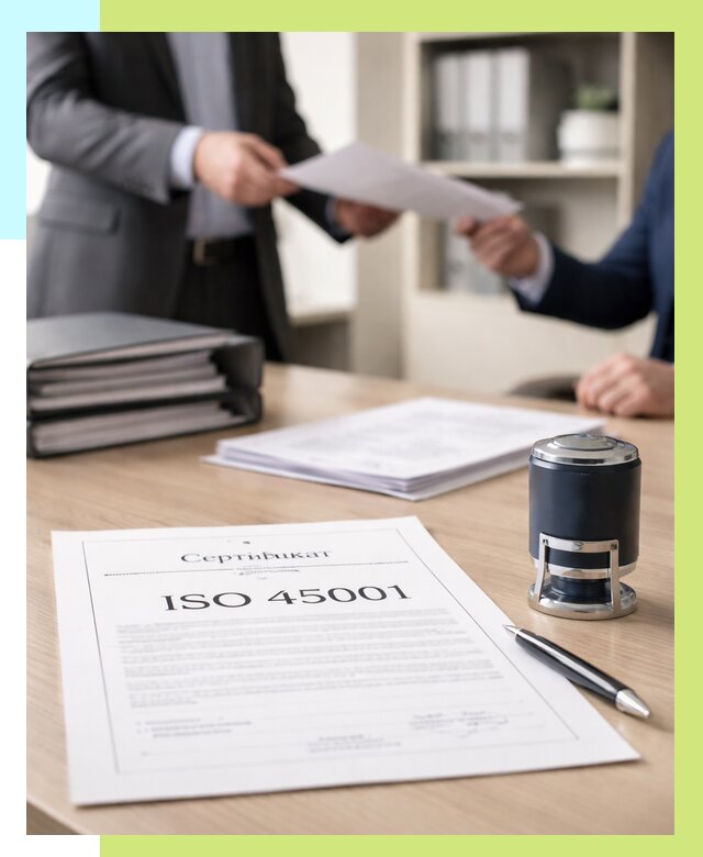 Сертификат ISO 45001 в Шарыпове под ключ от 45473 р. | Алешин-Шрп